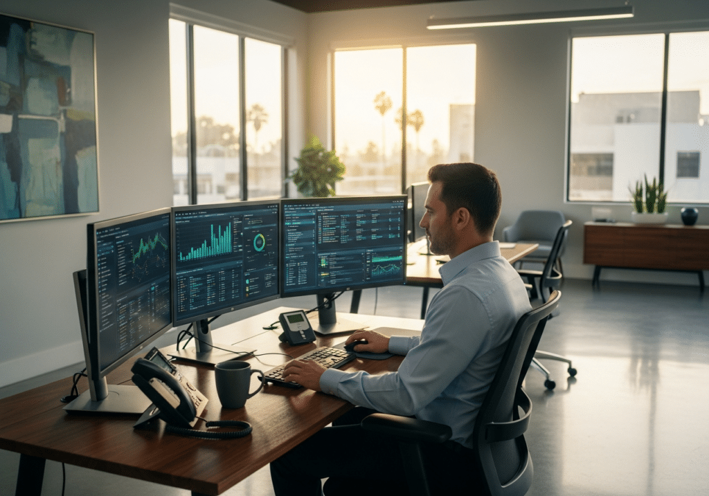 IT support challenges McNeil Burbank - IT professional managing secure network systems in Burbank CA