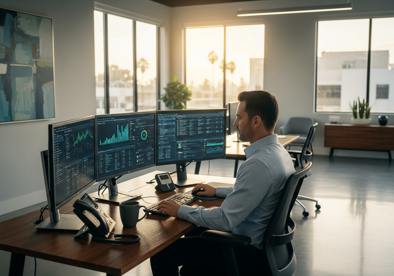 IT support challenges McNeil Burbank - IT professional managing secure network systems in Burbank CA