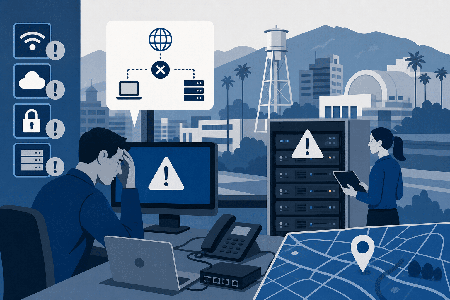 IT support challenges Burbank hero image