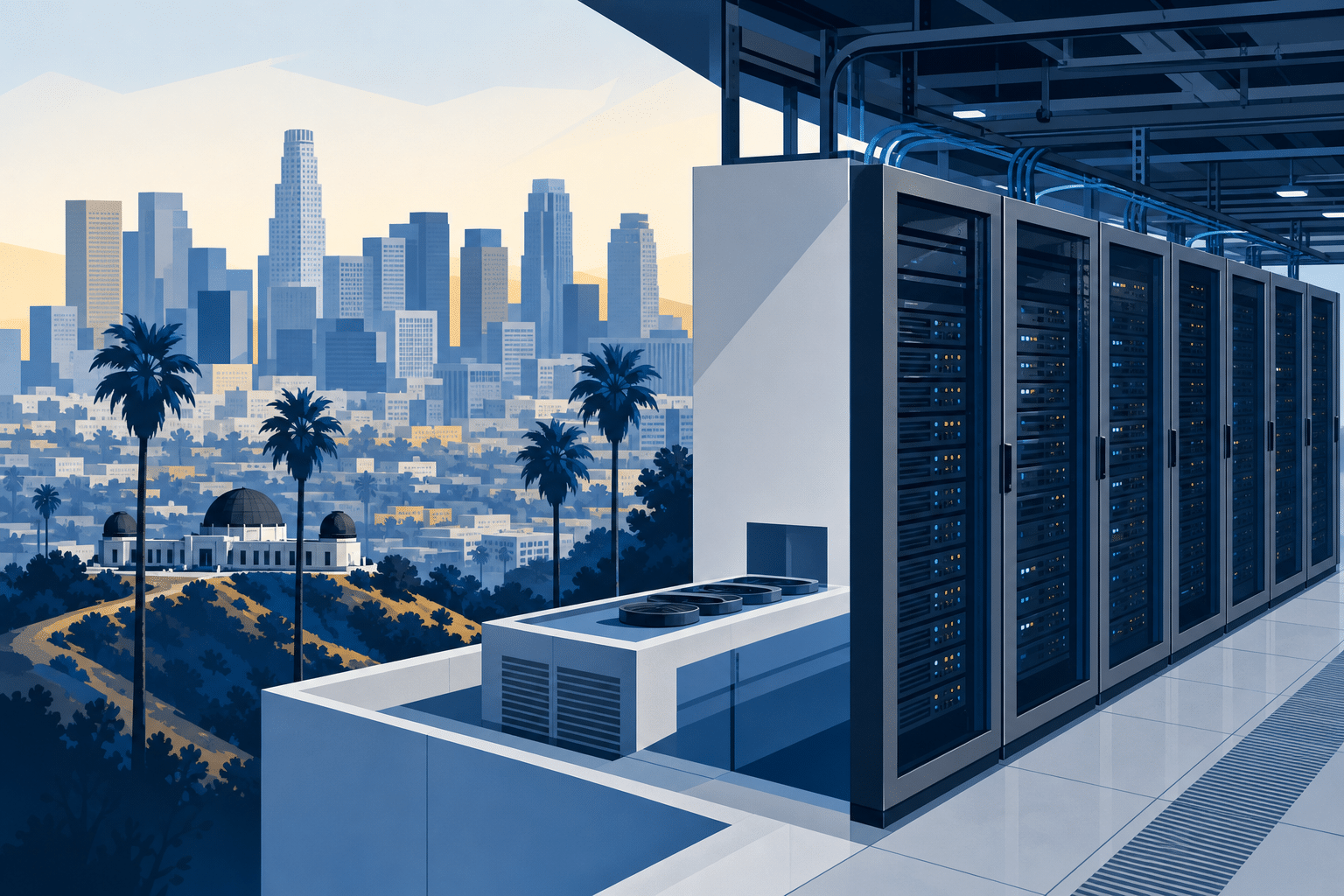 managed data center los angeles hero image
