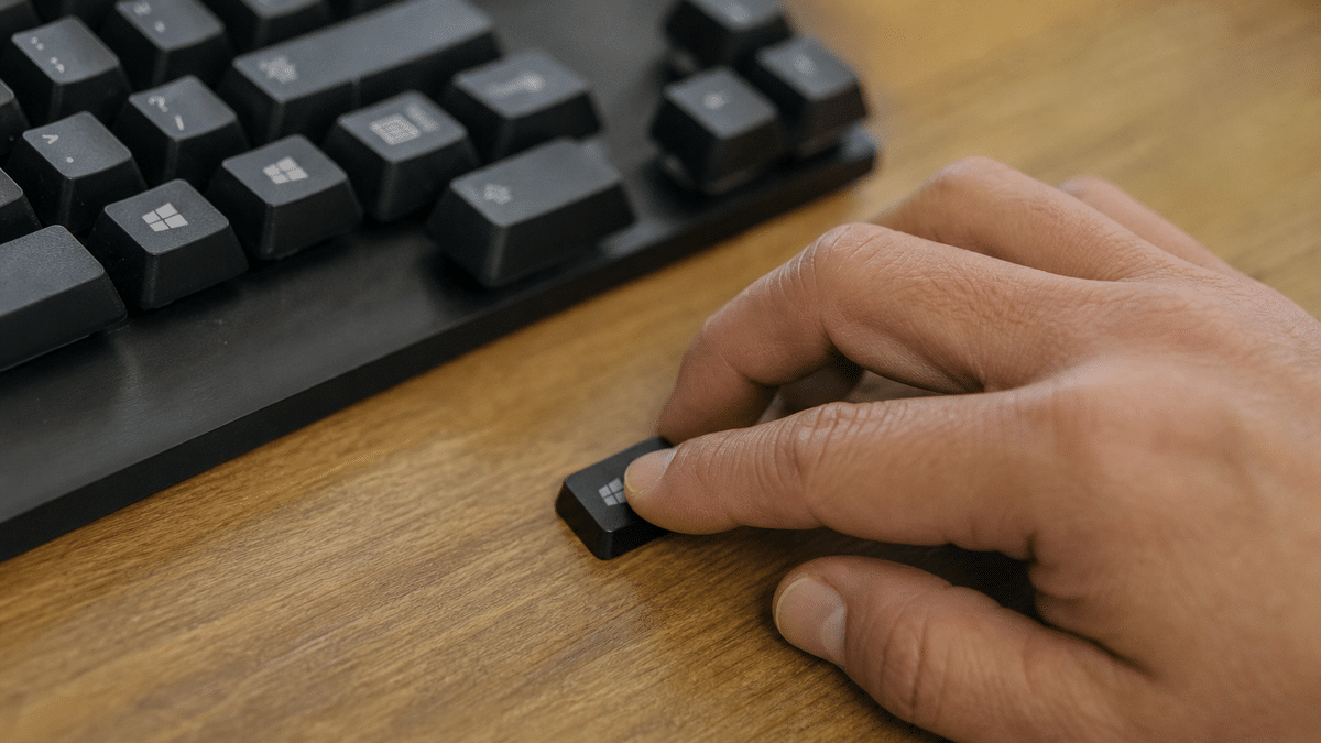 keyboard windows button data illustration